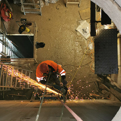 Travaux sur cordes