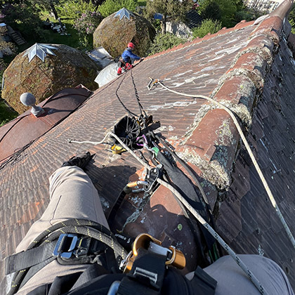 Travaux sur cordes